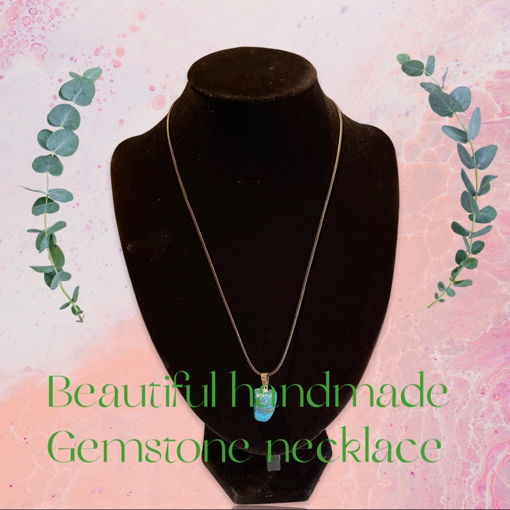 Beautiful handmade gemstone necklace